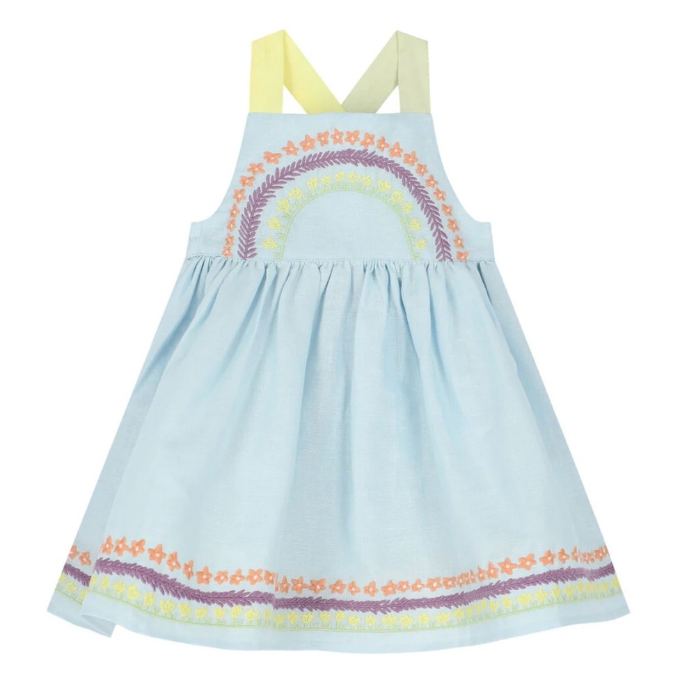 STELLA MCCARTNEY Colorful Embroidered‎ Kids Dress 9 months
